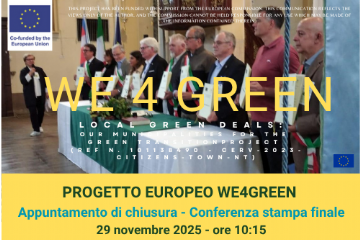 Evento finale del progetto europeo WE4GREEN