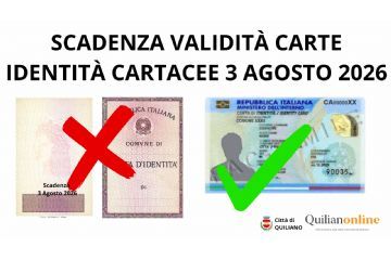 Scadenza Carte d'Identità cartacee 3 agosto 2026