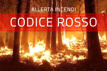 Stato di massima pericolosità per incendi boschivi